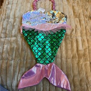Mermaid Sequin Dog Costume